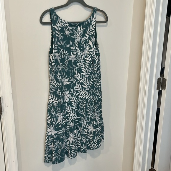 Ann Taylor Loft Dress Summer Floral Casual Dress Size M - Picture 4 of 5